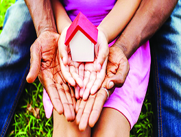 Black Hands holding house