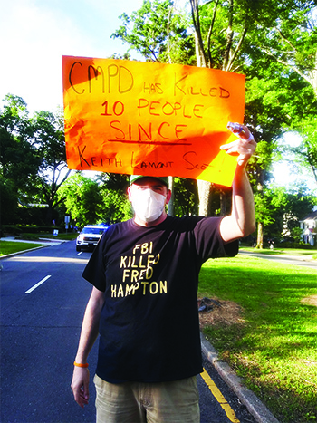 Charlotte Protestor CMPD has killed 10 people since Keith Scott