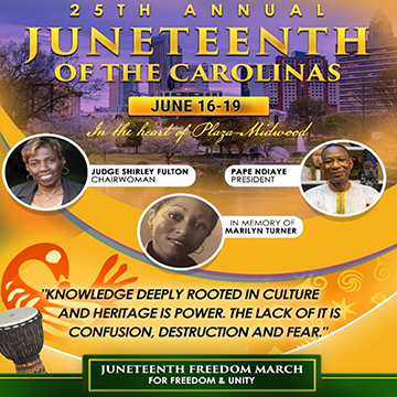 Juneteenth Festival of the Carolinas Flyer