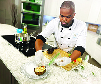 Jordan Walker Cooking on WBTV