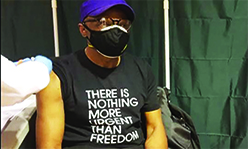 NCNAACP president, Rev. Spearman getting COVID vaccine